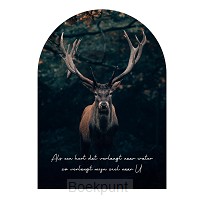 Muurvorm - Als een hert