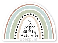 muurvorm regenboog de Here zegent jou