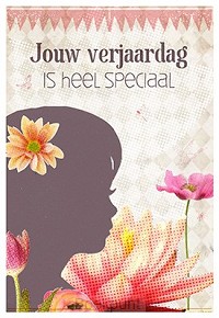 Wenskaart hoera een kleinkind