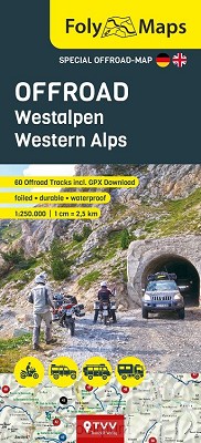 FolyMaps OFFROAD Western Alps 1:250,000