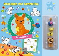 Speelboek met gommetjes: Babydieren