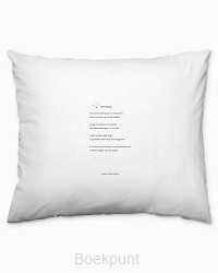 Plint kussensloop 'Een merel' Rutger Kopland