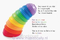 Kinderkaart regenbogen