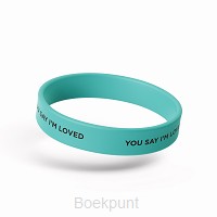 Siliconen armband glow in the dark  You
