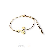 Armband bedeltjes geloof hoop liefde  go