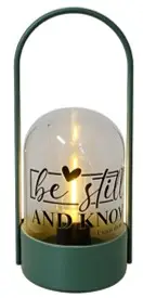 Tablelight 10x23cm Be still and know