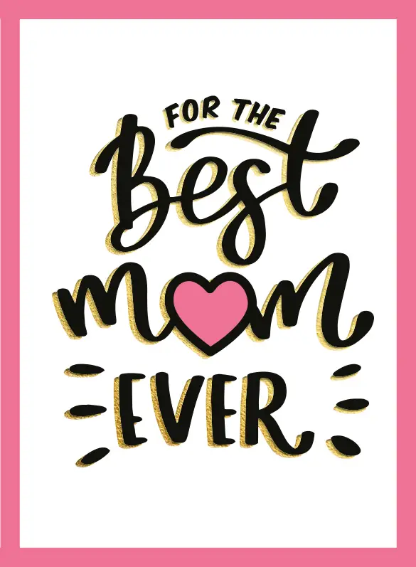 For the best mum ever - Cadeauboeken