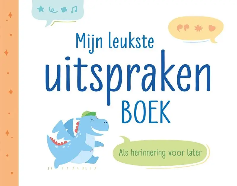Mijn leukste uitspraken boek (oranje)