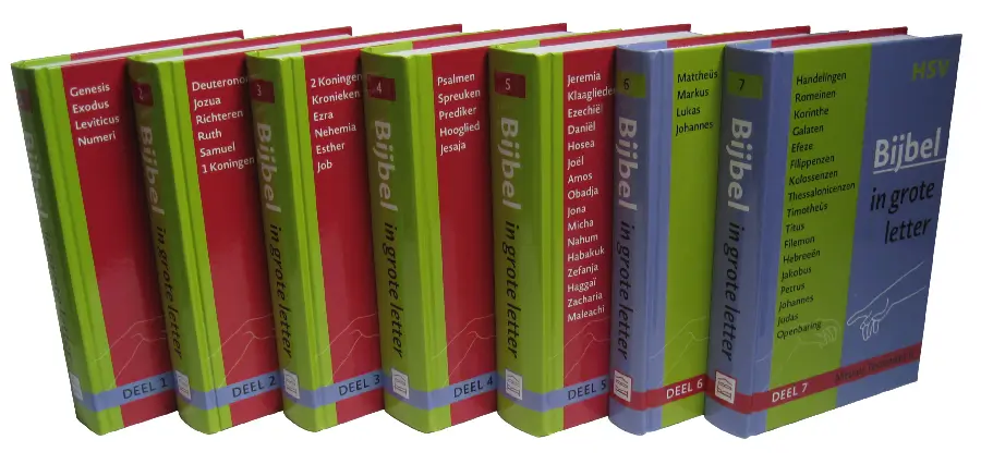 HSV Bijbel in grote letter (7dl)