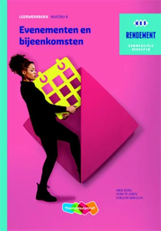 niveau 4 / Evenementen & bijeenkomsten / Leerwerkboek
