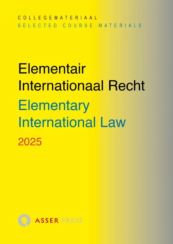Elementair Internationaal Recht 2025 / Elementary International Law 2025