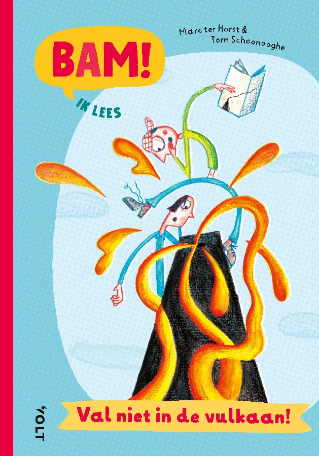 Val niet in de vulkaan!