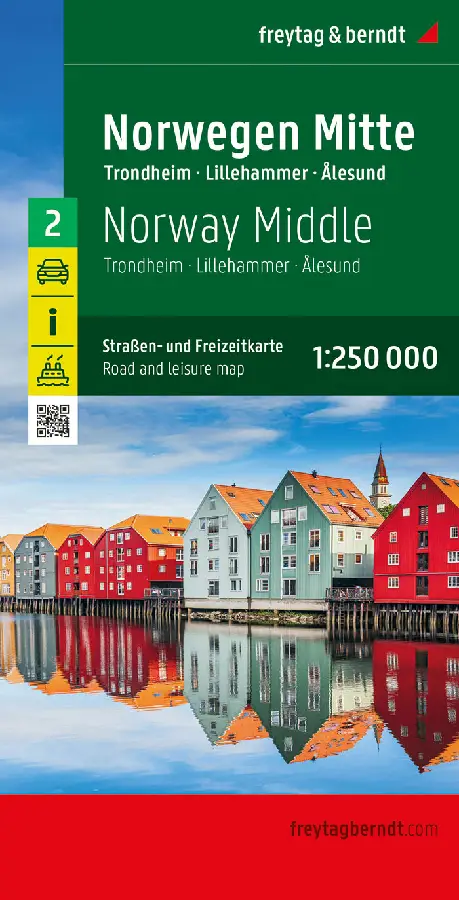 F&B Wegenkaart Noorwegen 2 Midden