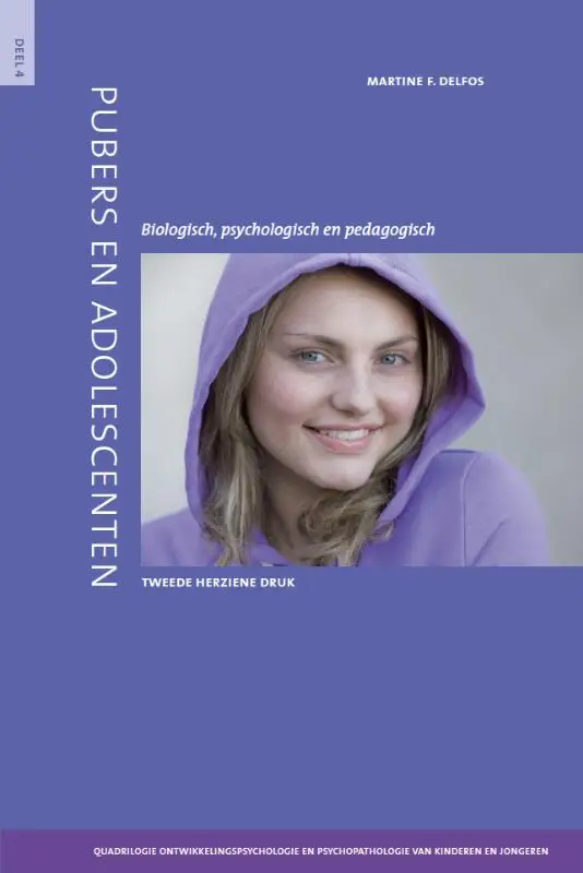 Pubers en adolescenten / 4 Quadrilogie Ontwikkelingspsychologie en psychopathologie van kinderen en jongeren