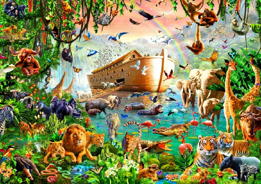 Jigsaw Puzzle 3000 pcs - Noah''s Ark 96x