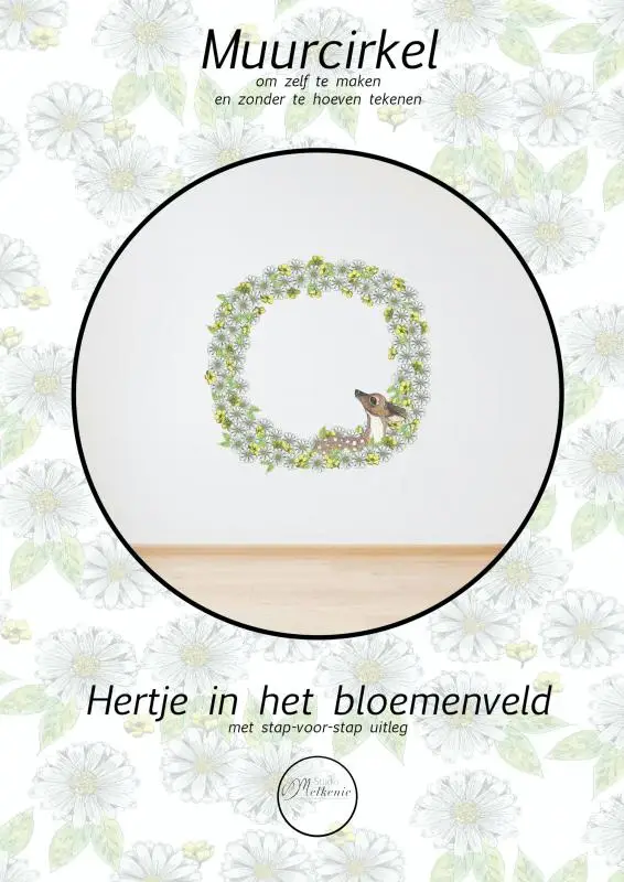 Hertje in het bloemenveld