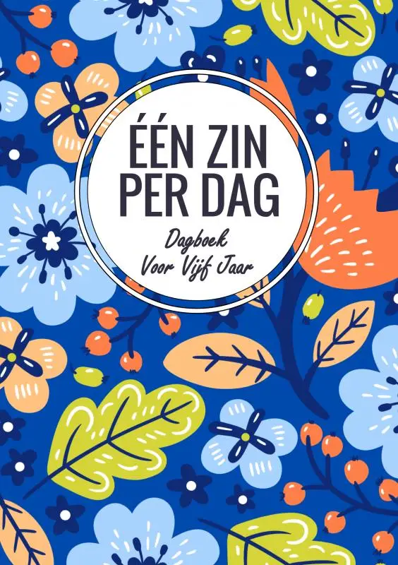 Boek Cadeau - Dankbaarheids Dagboek / Dankbaarheidsdagboek - 'Eén Zin Per Dag'