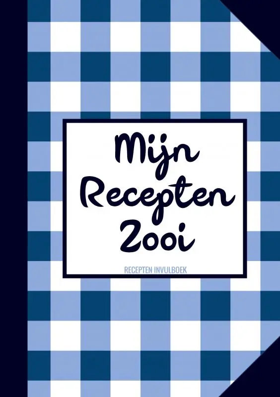 Originele Cadeaus voor Vrouwen en Mannen - Recepten Invulboek / Receptenboek - 'Mijn Recepten Zooi'