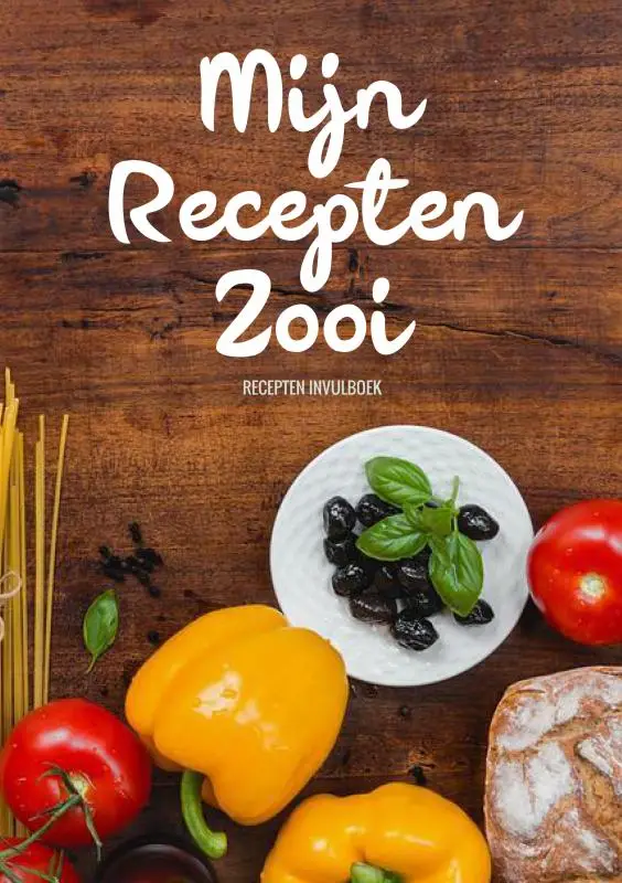 Leuke Cadeaus voor Vrouwen, Mannen, Vriend en Vriendin - Recepten Invulboek / Receptenboek - 'Mijn Recepten Zooi'