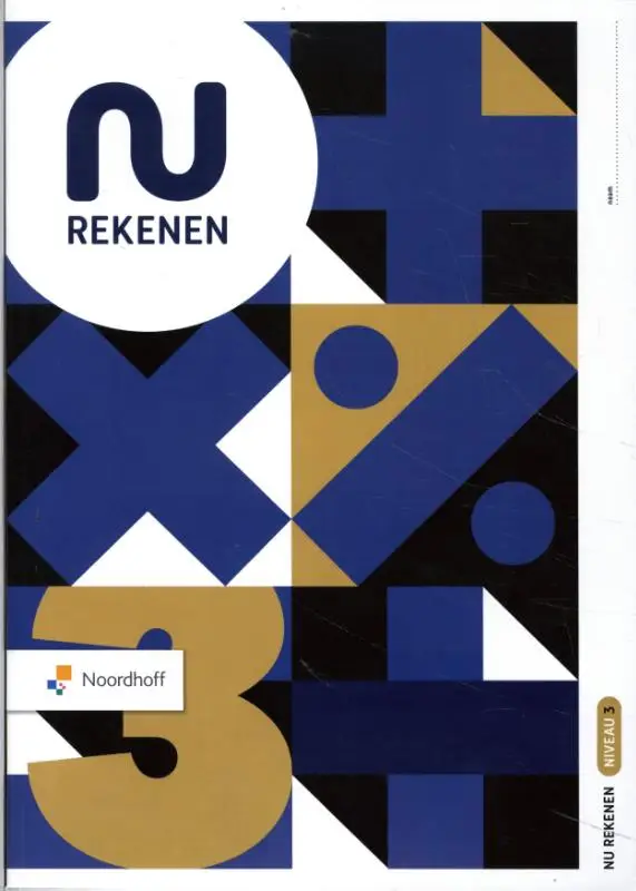 niveau 3 mbo 2021 / NU Rekenen / leerwerkboek