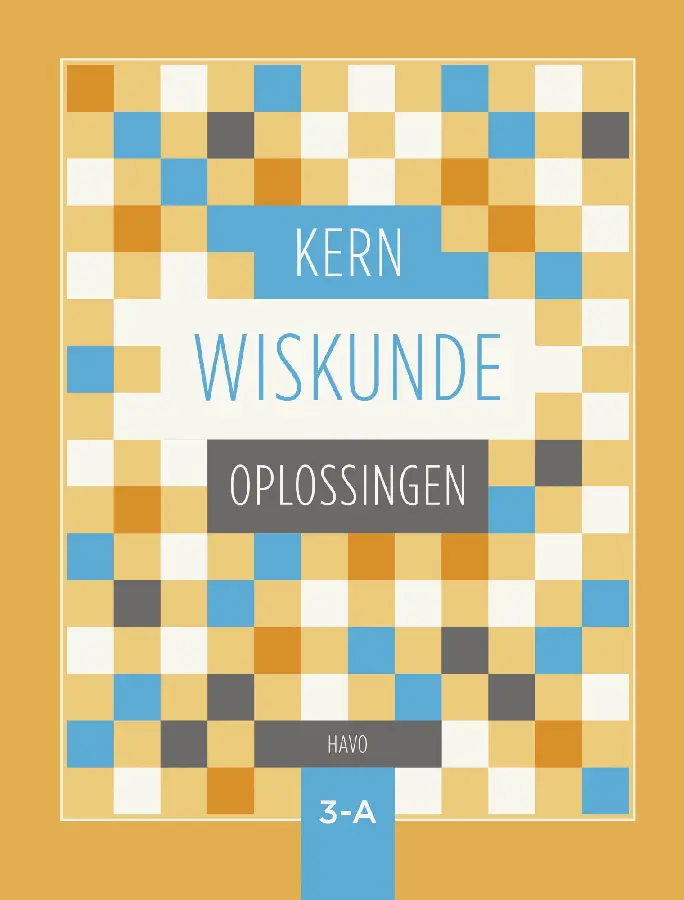 havo leerjaar 2 deel A / KERN Wiskunde / Oplossingen