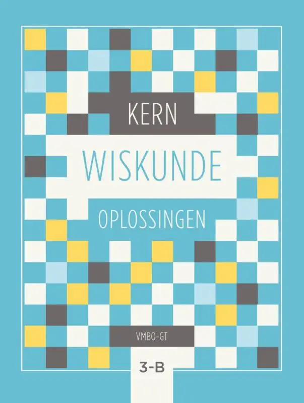 vmbo-gt 3-B / KERN Wiskunde / Oplossingenboek