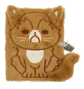 Harry Potter: Crookshanks Plush Lock & Key Diary