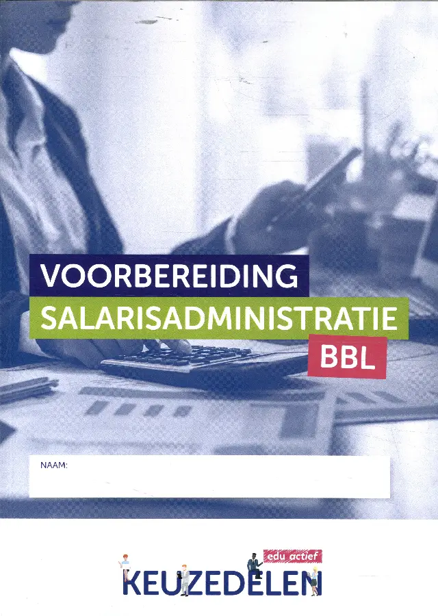 Voorbereiding salarisadministratie BBL folio