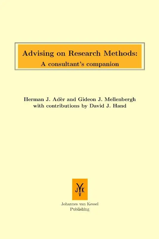 Advising on research methods