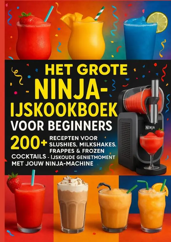 Het grote Ninja-ijskookboek voor beginners: 200+ Recepten voor Slushies, Milkshakes, Frappés & Frozen Cocktails [KLEURUITVOER]: