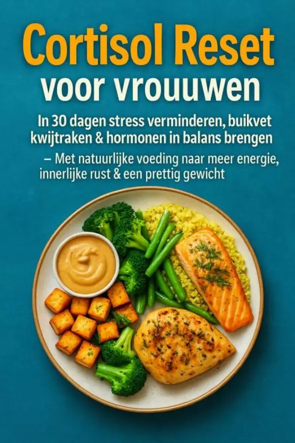 Cortisol Reset voor vrouwen: in 30 dagen stress verminderen, buikvet kwijtraken & hormonen in balans brengen -