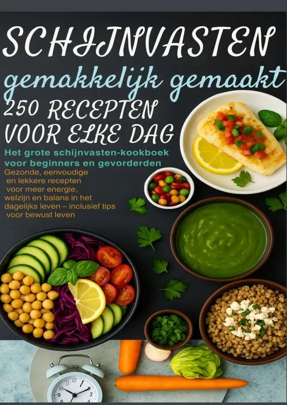 Schijnvasten gemakkelijk gemaakt - 250 recepten voor elke dag Het grote schijnvasten-kookboek voor beginners en gevorderden |