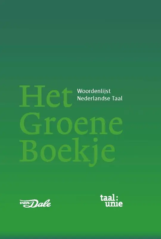 Groene boekje