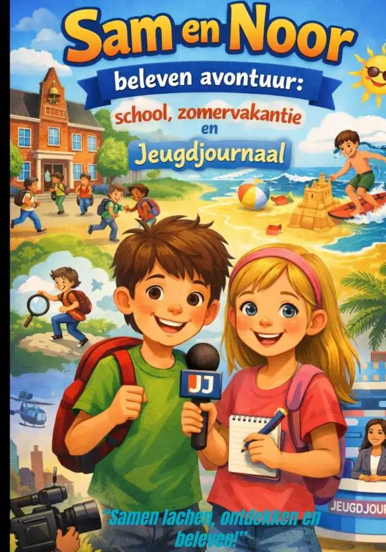 Sam en Noor beleven avontuur: school, zomervakantie en Jeugdjournaal