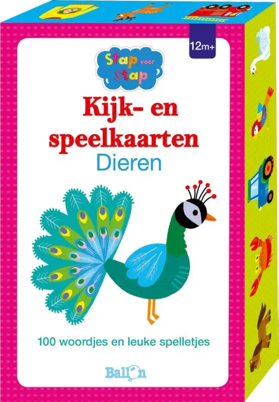 Kijk-en speelkaarten dieren