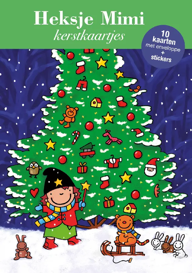 Kerstkaartjes Heksje Mimi