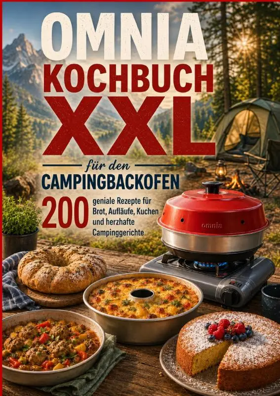 Omnia Kochbuch XXL für den Campingbackofen - 200 geniale Rezepte für Brot, Aufläufe, Kuchen und herzhafte Campinggerichte