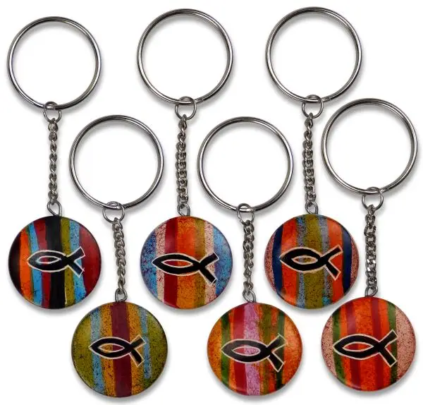 Sleutelhanger speksteen ichtus