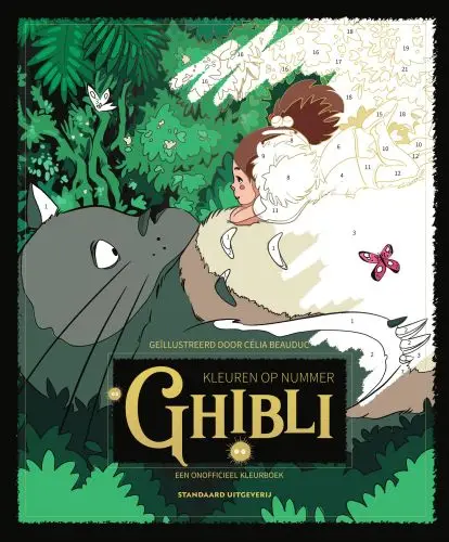 Kleuren op nummer - Ghibli