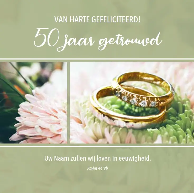 Wenskaart huwelijk mt