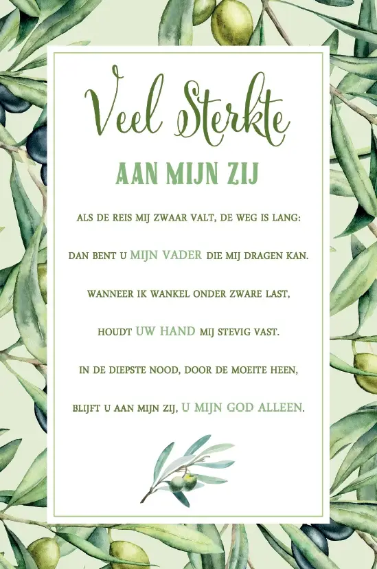 Wenskaart mijn rots
