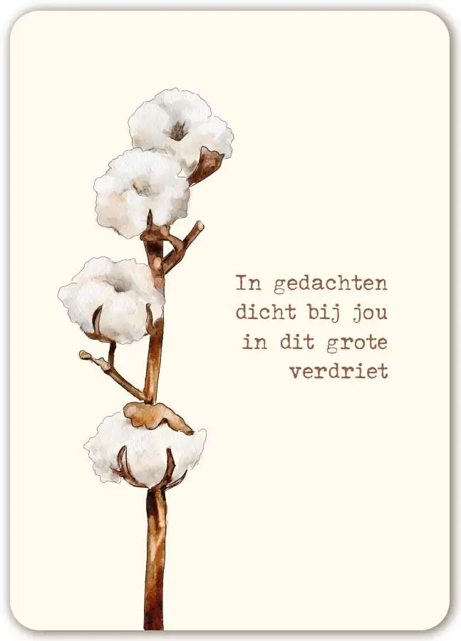 In gedachten dicht bij jou (deelneming)