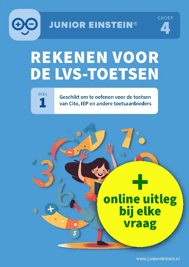 Rekenen voor de LVS-toetsen - Deel 1 - Groep 4 + Online video-uitleg