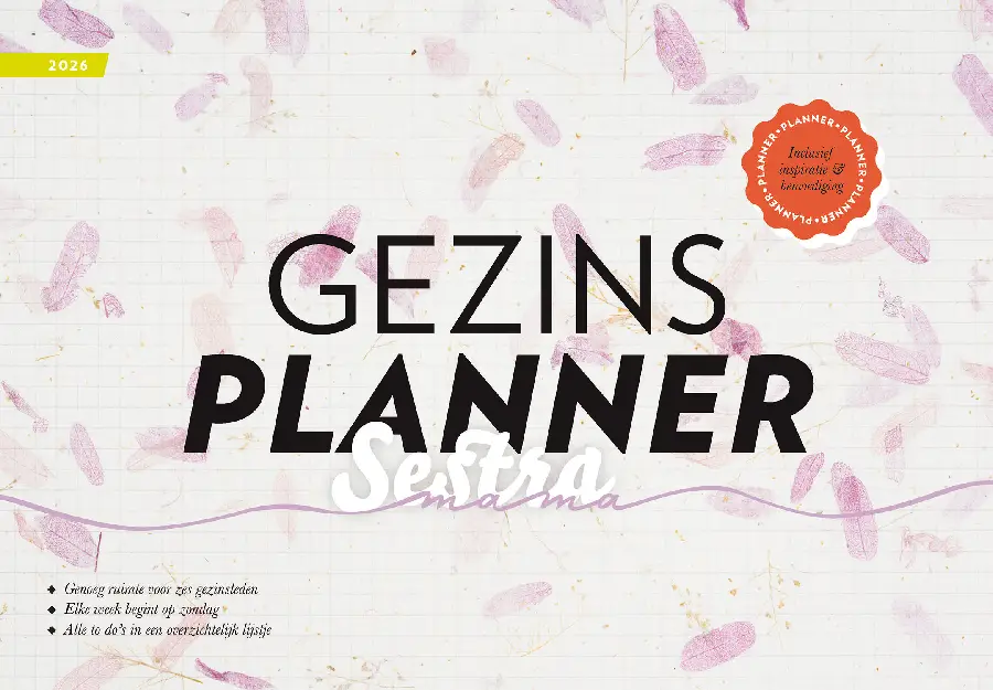 Gezinsplanner Sestra mama 2026