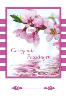 Minikaart gezegende paasdagen