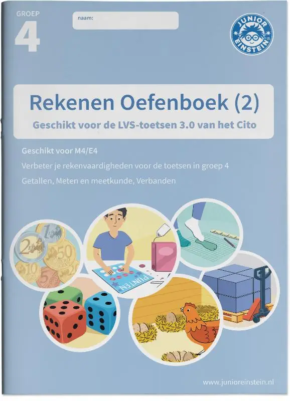 Rekenen Oefenboek / deel 2 groep 4 Geschikt voor de LVS-toetsen van het Cito 3.0 - M4/E4
