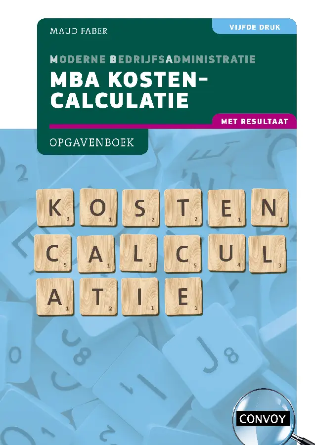 MBA Kostencalculatie met resultaat
