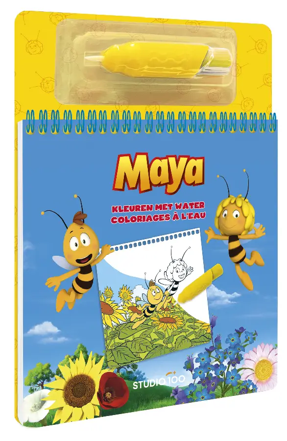 Maya : kleurboek - Kleuren met water