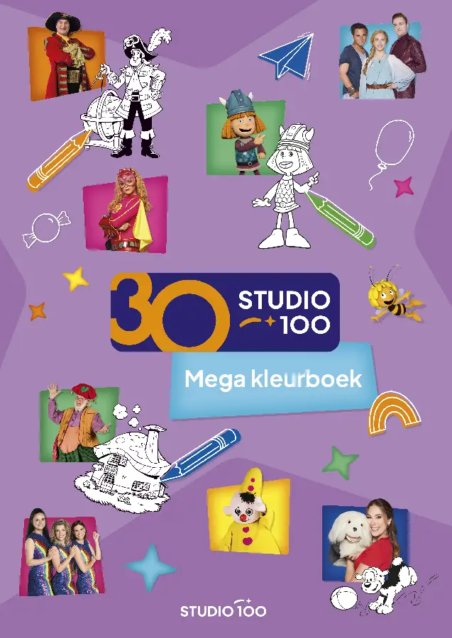 mega kleurboek - 30 jaar