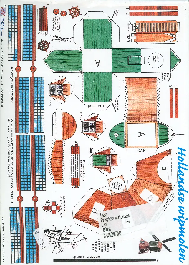 Bouwplaten 10 st assortie